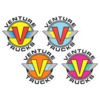 Venture Trucks V Die-Cut Medium Skate Sticker