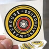 Warehouse Skateboards Wheel Skate Sticker - 2.5" x 2.5"