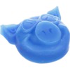 Pig Wheels Pig Head Raised Blue Skate Wax