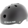 187 Killer Pads Pro Sweatsaver Matte Charcoal Skate Helmet - Large / 22.1" - 22.9"