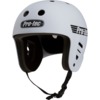 ProTec Skateboard Pads Fullcut Matte White Full Cut Skate Helmet - (Certified) - Small / 21.3" - 22"