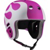 ProTec Skateboard Pads Full Cut Gonz Flame Pink / White Full Cut Skate Helmet - X-Large / 23.6" - 24.4"