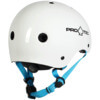 ProTec Skateboard Pads Jr. Classic Gloss White Skate Helmet - (Certified) - Small / 21.3" - 22"