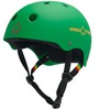 ProTec Skateboard Pads Classic Rubber Rasta Green Skate Helmet - Small / 21.3" - 22"