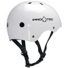 ProTec Skateboard Pads Classic White Gloss Skate Helmet - Small / 21.3" - 22"
