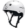 ProTec Skateboard Pads Classic White Gloss Skate Helmet - Small / 21.3" - 22"