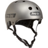 ProTec Skateboard Pads Classic Old School Matte Metallic Gun Skate Helmet - (Certified) - X-Small / 20.5" - 21.3"