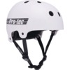 ProTec Skateboard Pads Low Pro Old School Gloss White Skate Helmet - (Certified) - X-Small / Small 20" - 21.25"
