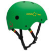 ProTec Skateboard Pads Classic CPSC Rubber Rasta Green Skate Helmet - (Certified) - Large / 22.8" - 23.6"