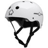 ProTec Skateboard Pads Classic CPSC Gloss White Skate Helmet - (Certified) - Small / 21.3" - 22"