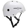 ProTec Skateboard Pads Classic CPSC Gloss White Skate Helmet - (Certified) - Small / 21.3" - 22"