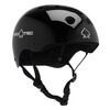 ProTec Skateboard Pads Classic Gloss Black Skate Helmet - (Certified) - Small / 21.3" - 22"