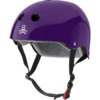 Triple 8 Skateboard Pads Sweatsaver Purple Gloss Skate Helmet CPSC Certified - (Certified) - S/M 21" - 22.5"