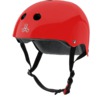 Triple 8 Skateboard Pads Sweatsaver Red Gloss Skate Helmet CPSC Certified - (Certified) - L/XL 22.5" - 23.5"