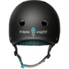 Triple 8 Skateboard Pads Tony Hawk Sweatsaver Matte Black Skate Helmet CPSC Certified - (Certified) - L/XL 22.5" - 23.5"