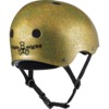 Triple 8 Skateboard Pads Deep Cover Gold Glitter Skate Helmet CPSC Certified - XS/S 20" - 21.25"