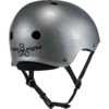 Triple 8 Skateboard Pads Deep Cover Silver Glitter Skate Helmet CPSC Certified - S/M 21" - 22.5"