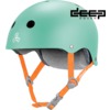 Triple 8 Skateboard Pads Deep Cover Matte Mint Skate Helmet - L/XL 22.5" - 23.5"