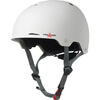Triple 8 Skateboard Pads Gotham White Matte Rubber Skate Helmet Dual Certified CPSC & ASTM - (Certified) - S/M 21.7" - 22.8"