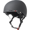 Triple 8 Skateboard Pads Gotham Matte Black Skate Helmet Dual Certified CPSC & ASTM - (Certified) - L/XL 23.2" - 24"