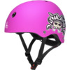 Triple 8 Skateboard Pads Lil 8 Staab Matte Neon Pink Skate Helmet - (Certified) - Youth 18" - 20.5"