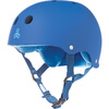 Triple 8 Sweatsaver Helmet with Sweatsaver Liner Royal Blue Rubber Skate Helmet - X-Large / 23" - 24"