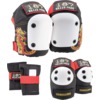 187 Killer Pads Pre-K Six Pack Caballero Dragon Black Knee, Elbow, Wrist Set - Pre-K