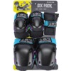 187 Killer Pads Adult Six Pack Electric Bolt Knee, Elbow, & Wrist Pad Set - Junior