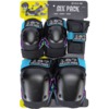 187 Killer Pads Adult Six Pack Electric Bolt Knee, Elbow, & Wrist Pad Set - X-Small