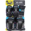 187 Killer Pads Adult Six Pack Electric Bolt Knee, Elbow, & Wrist Pad Set - Small / Medium