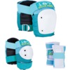 187 Killer Pads Teal / White 6-Pack Pad Set - S/M