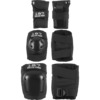 187 Killer Pads Adult Six Pack Black Knee, Elbow, & Wrist Pad Set - X-Large Thick