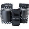 ProTec Skateboard Pads Junior 3 Pack Open Back Checker Knee, Elbow, Wrist Set - Youth Small