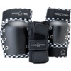 ProTec Skateboard Pads Junior 3 Pack Open Back Checker Knee, Elbow, & Wrist Pad Set - Youth Medium