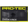 ProTec Skateboard Pads Junior 3 Pack Black Knee, Elbow, & Wrist Pad Set - Youth Medium