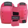 ProTec Skateboard Pads Adult 3 Pack Open Back Pink Knee, Elbow, Wrist Set - X-Large