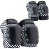 ProTec Skateboard Pads Open Back Combo Checker Knee & Elbow Set - Large