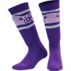 Triple 8 Skateboard Pads Barbie Patin Purple Stripe Shinguard Sock - Large / X-Large