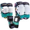 Triple 8 Skateboard Pads Saver Series 3-Pack Floral Knee, Elbow, & Wrist Pad Set - Large