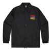 Thrasher Magazine Sticker Coach Black Men's Jacket - X-Large