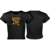 Bones Wheels Wheels Vato Black Girls Crop Top - Small