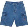 Spitfire Wheels Classic 87 Denim Cargo Light Stone Wash Men's Shorts - Small