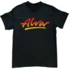 Alva Skateboards OG Flame Logo Black Men's Short Sleeve T-Shirt - Medium