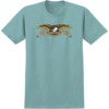 Anti Hero Skateboards Eagle Heather Arctic / Black Men's Short Sleeve T-Shirt