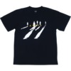 April Skateboards Shadows Black Men's Short Sleeve T-Shirt - X-Large
