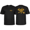 Bones Wheels Wheels Vato Black Men's Short Sleeve T-Shirt - Large