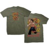 DGK Skateboards Bruce Lee Lil' Dragon Military Green Men's Short Sleeve T-Shirt - Large