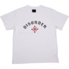 Disorder Skateboards Arch Logo Optic White Men's Short Sleeve T-Shirt - Large