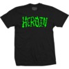 Heroin Skateboards Dead Toons Black Men's Short Sleeve T-Shirt - Small