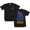 Heroin Skateboards Crow Black Men's Short Sleeve T-Shirt - Large